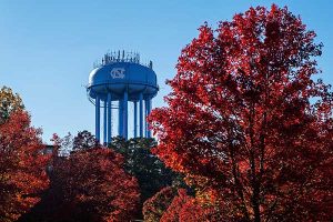 Afternoon scene along Manning Drive near SASB on the campus of the University of North Carolina at Chapel Hill. November 3, 2022. (Jon Gardiner, UNC-Chapel Hill)